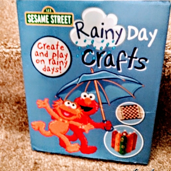 💜❤ EUC! Vintage Sesame Street Craft Book ❤💜 - Picture 1 of 1
